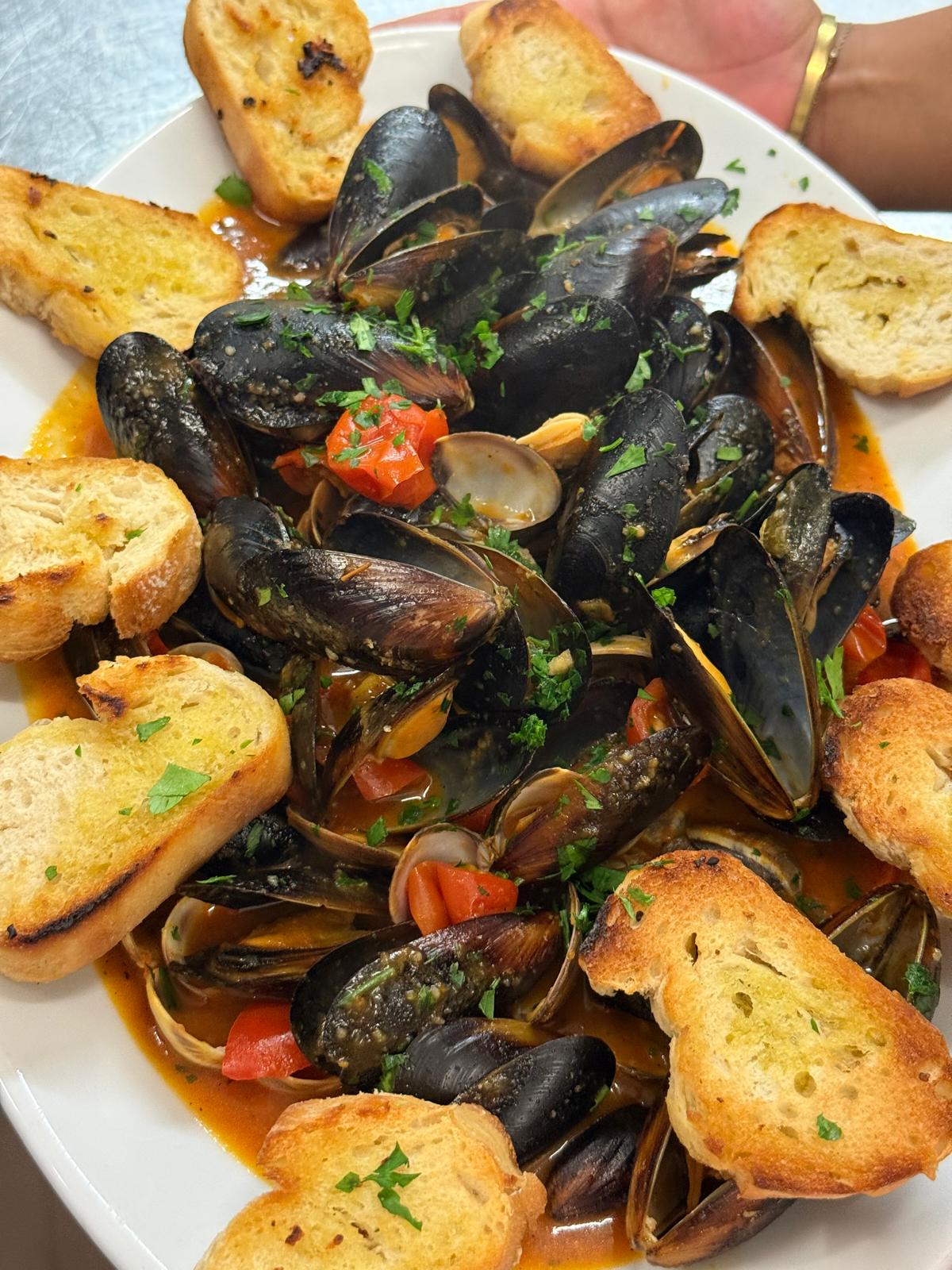 Piatto di pesce fresco